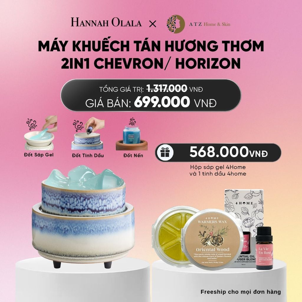  MÁY KHUẾCH TÁN HƯƠNG THƠM 2IN1 CHEVRON/ HORIZON_A140 