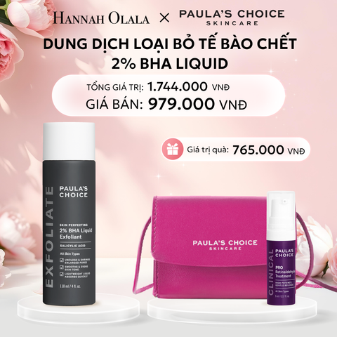  E926: DEAL 1: DUNG DỊCH TẨY TẾ BÀO CHẾT PAULA'S CHOICE 2% BHA 118 ML 