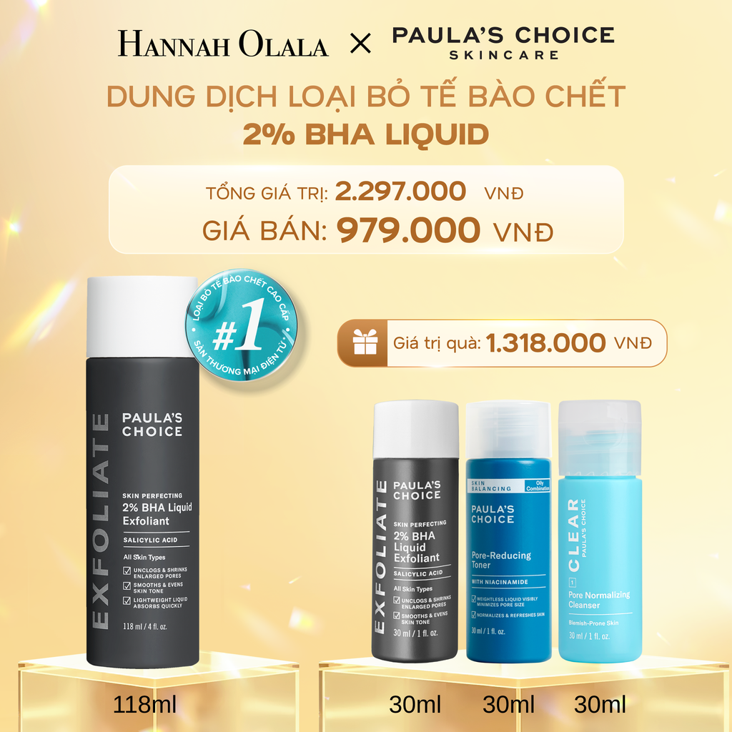  C841_DEAL 1: DUNG DỊCH TẨY TẾ BÀO CHẾT PAULA'S CHOICE 2% BHA 118 ML 