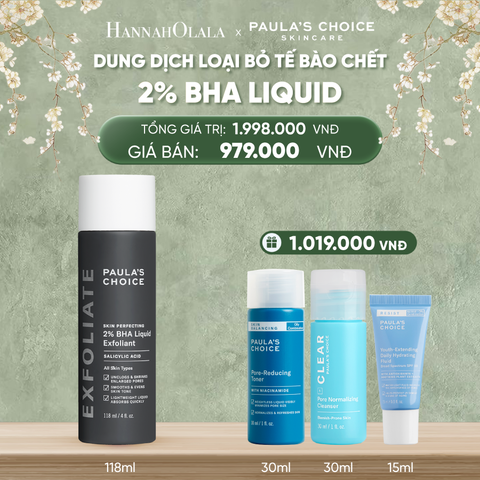  DEAL 1: DUNG DỊCH TẨY TẾ BÀO CHẾT PAULA'S CHOICE 2% BHA 118 ML 