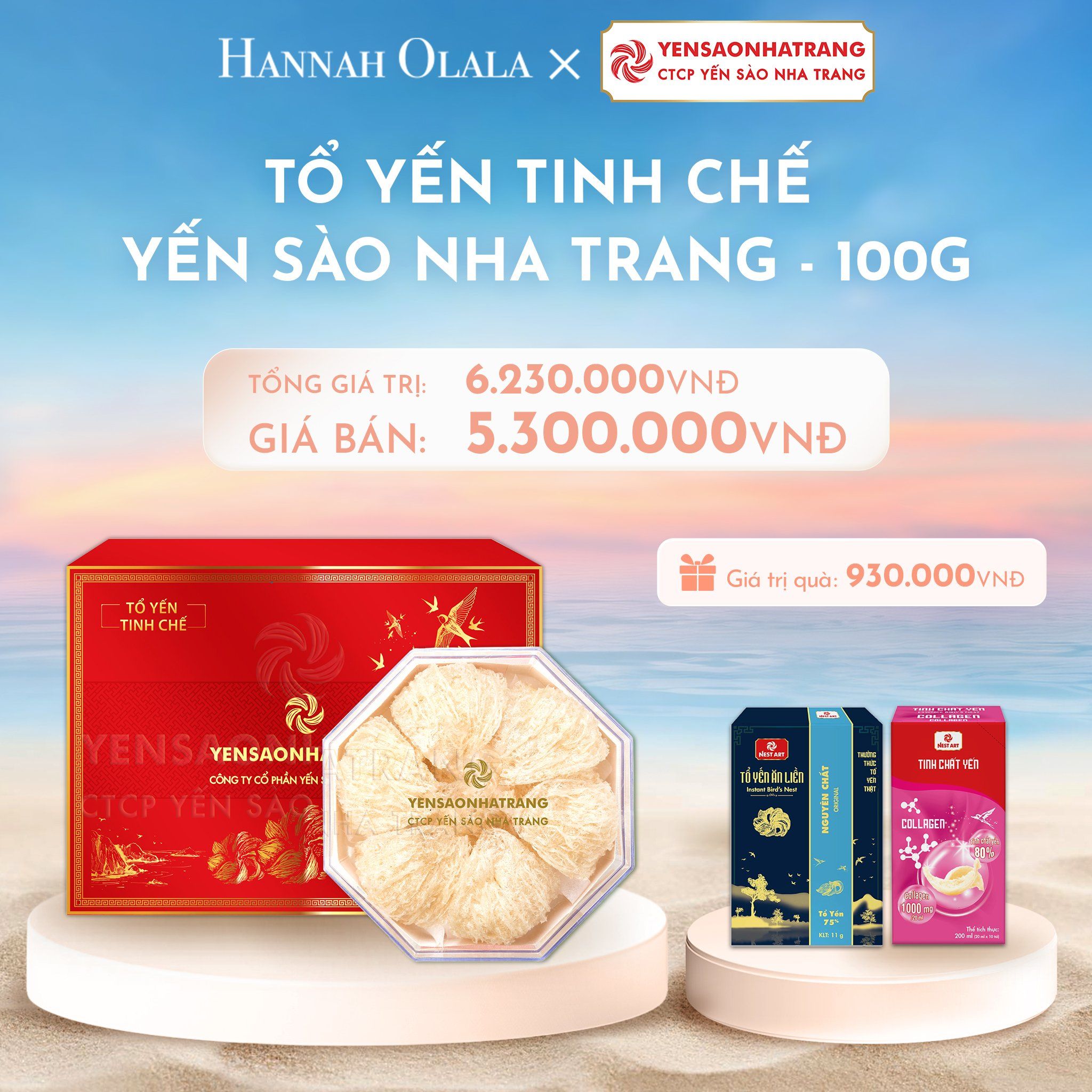  C1087_DEAL 08: TỔ YẾN TINH CHẾ YSNT - 100g 