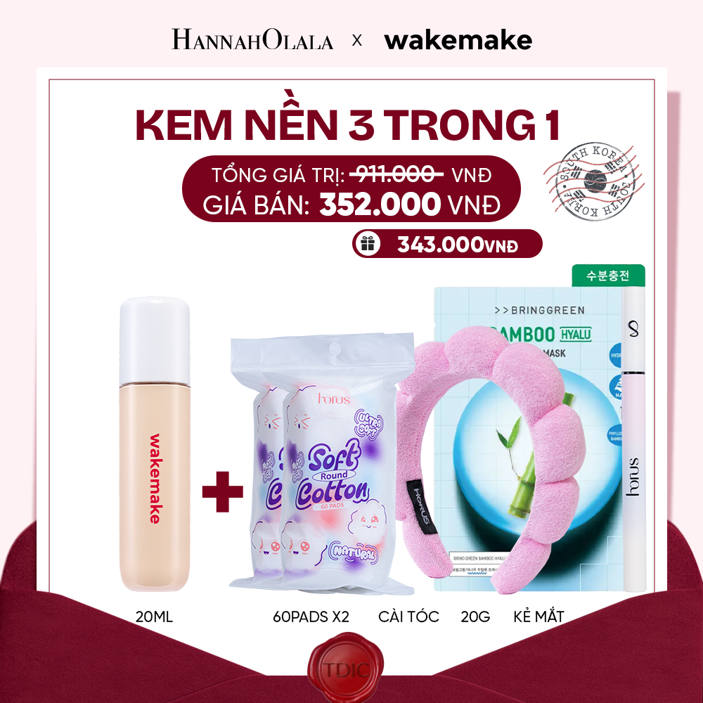  KEM NỀN WAKEMAKE SPATULA CONCEAL BB 3 TRONG 1 TIỆN DỤNG_M65 