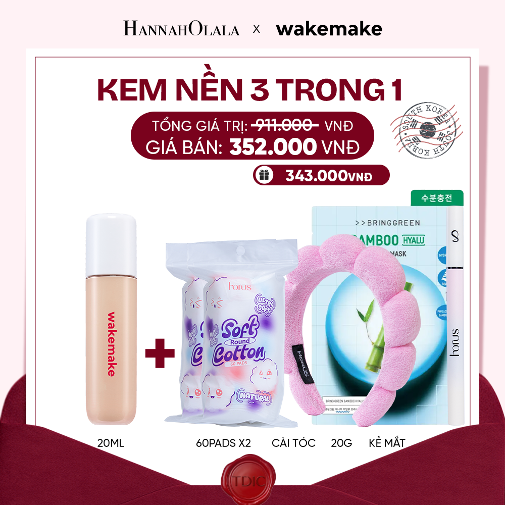  KEM NỀN WAKEMAKE SPATULA CONCEAL BB 3 TRONG 1 TIỆN DỤNG_M65 