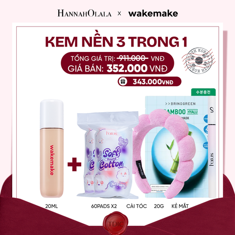  KEM NỀN WAKEMAKE SPATULA CONCEAL BB 3 TRONG 1 TIỆN DỤNG_M65 