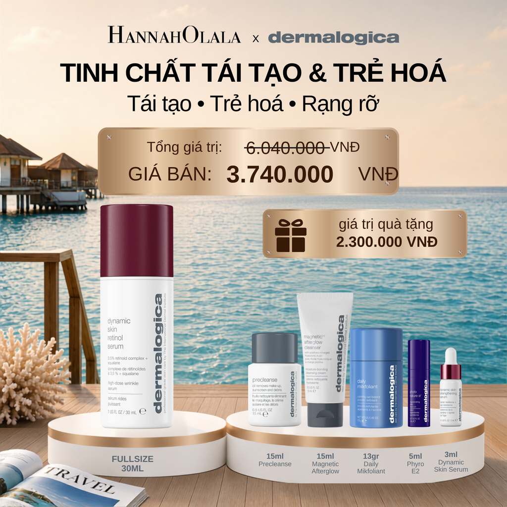  TINH CHẤT TÁI CẤU TRÚC & ĐẢO NGƯỢC LÃO HOÁ DYNAMIC SKIN RETINOL 3,5% 30ML - FLASHDEAL 