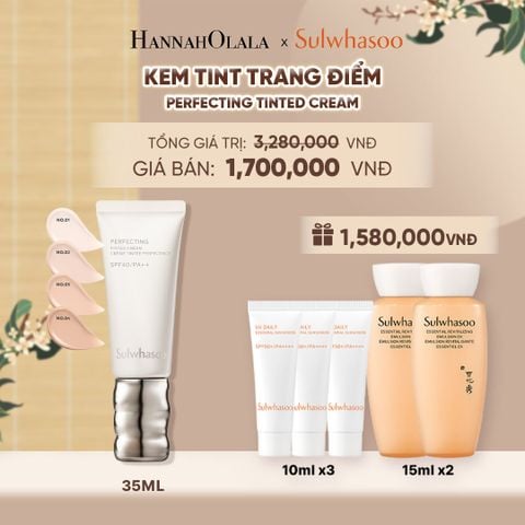  MỚI - KEM TINT TRANG ĐIỂM SULWHASOO PERFECTING TINTED CREAM 35ML - A61 