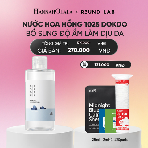  NƯỚC HOA HỒNG ROUND LAB 1025 DOKDO TONER 200ML BỔ SUNG ĐỘ ẨM LÀM DỊU DA_A654 