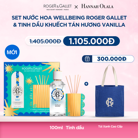  M59_DEAL 5: [XMAS GIFT SET] BỘ QUÀ TẶNG WELLBEING NƯỚC HOA 100ML VÀ TINH DẦU KHUẾCH TÁN 