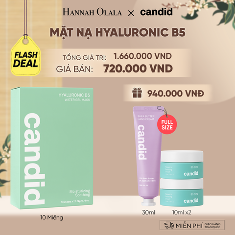  [FLASH DEAL] HỘP 10 MIẾNG MẶT NẠ CẤP ẨM B5 - A228 
