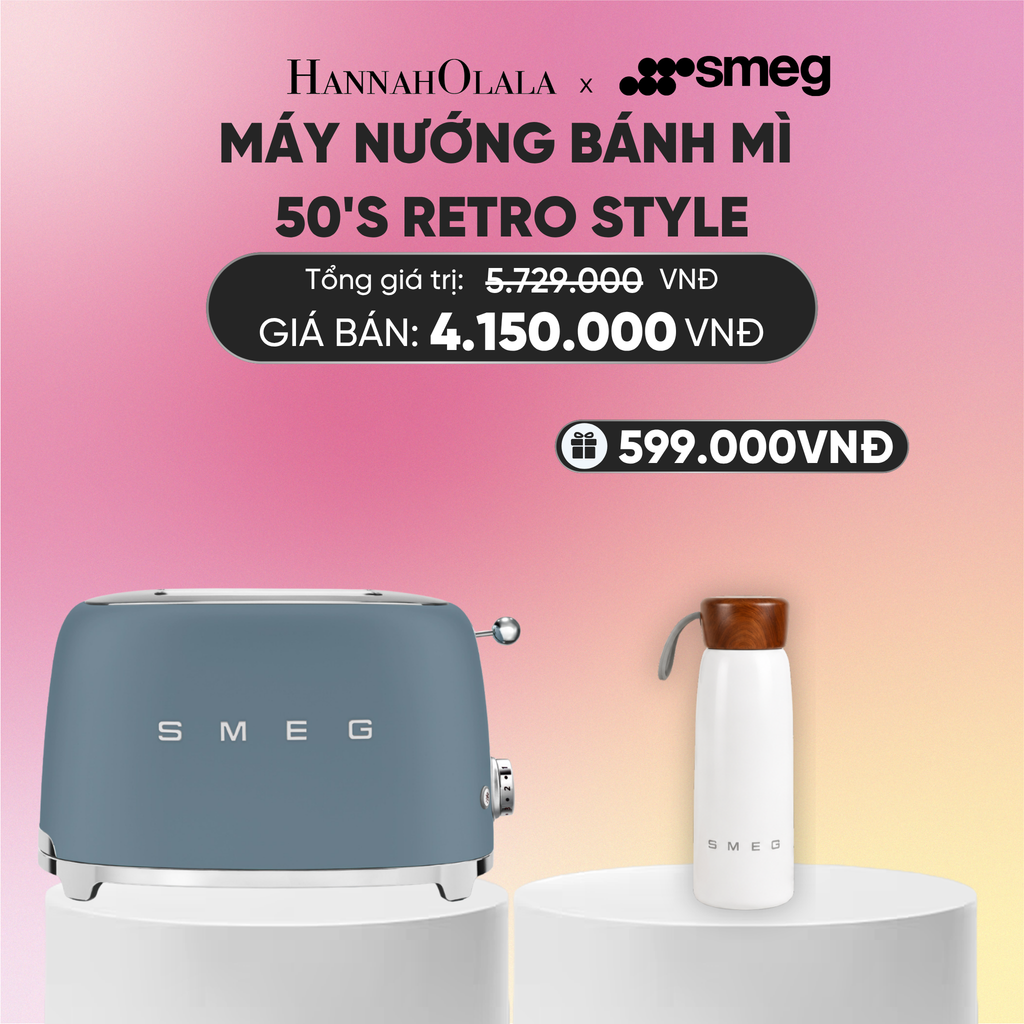 MÁY NƯỚNG BÁNH MÌ SMEG 50'S RETRO STYLE 