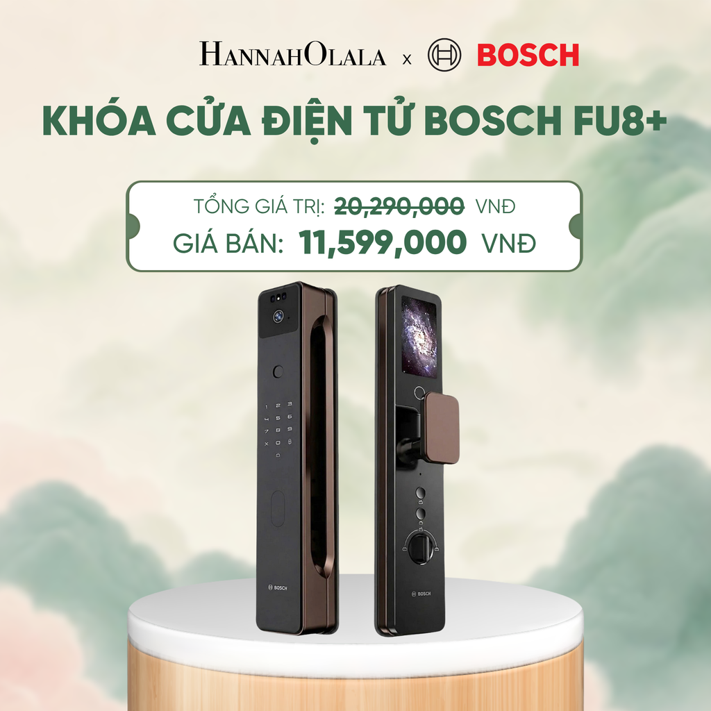  KHÓA CỬA ĐIỆN TỬ BOSCH FU8+ - A1981 