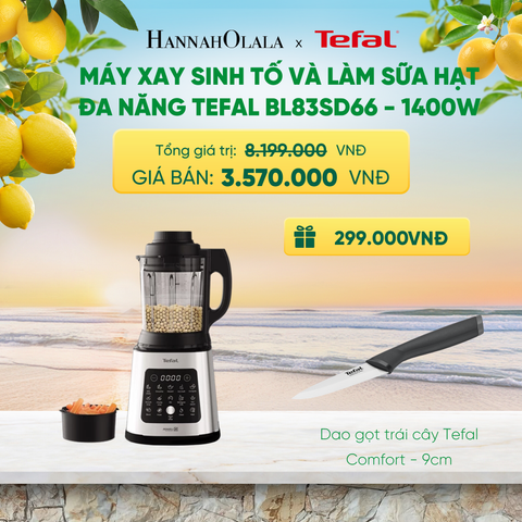  MÁY XAY SINH TỐ VÀ LÀM SỮA HẠT ĐA NĂNG TEFAL BL83SD66 - 1400W 