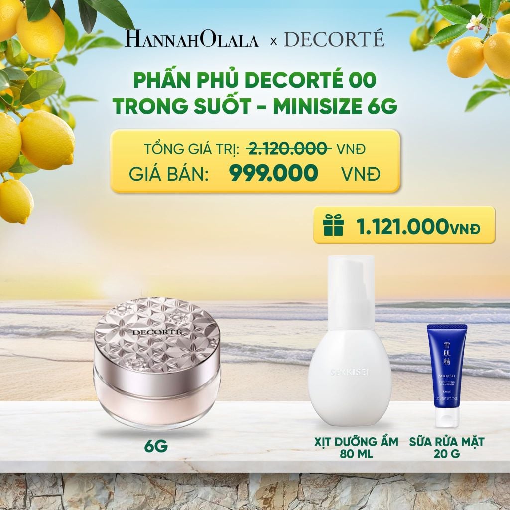  [DEAL ĐỘC QUYỀN] PHẤN PHỦ DECORTÉ MINISIZE_LIMITED 