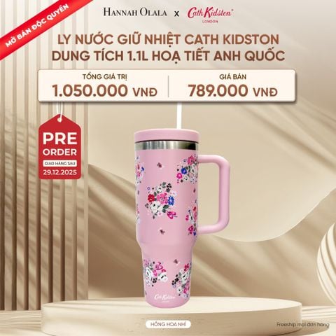  DEAL 20:[PRE-ORDER] [MỞ BÁN ĐỘC QUYỀN] BÌNH NƯỚC GIỮ NHIỆT CATH KIDSTON DUNG TÍCH 1.1L HOẠ TIẾT ANH QUỐC [Giao hàng sau 29.12.2025] 