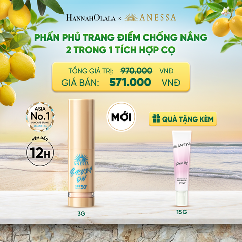  [MỚI] PHẤN PHỦ TRANG ĐIỂM CHỐNG NẮNG 2-TRONG-1 TÍCH HỢP CỌ̣ - DEAL 24 