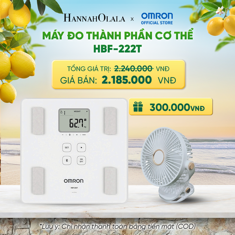  MÁY ĐO THÀNH PHẦN CƠ THỂ OMRON HBF-222T _ DEAL 8 