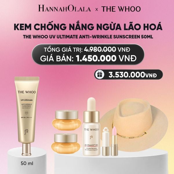  KEM CHỐNG NẮNG NGỪA LÃO HOÁ THE WHOO UV ULTIMATE ANTI-WRINKLE SUNSCREEN 50ML_A166 
