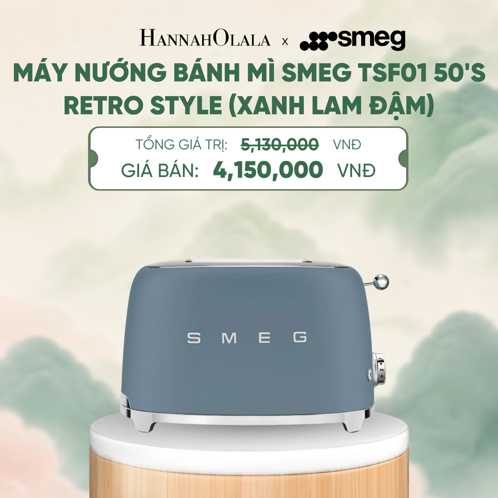  MÁY NƯỚNG BÁNH MÌ SMEG TSF01 50'S RETRO STYLE - A1857 
