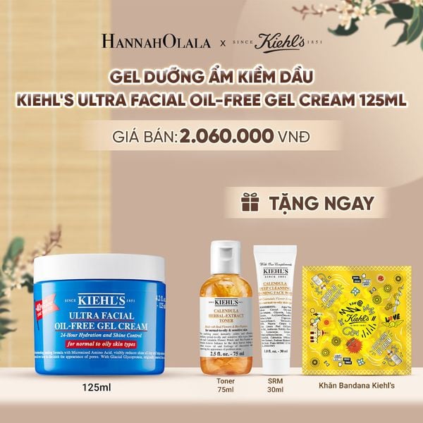  GEL DƯỠNG ẨM KIỀM DẦU 24H KIEHL'S ULTRA FACIAL OIL-FREE GEL CREAM 125ML - A302 