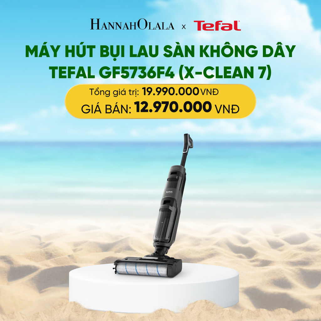  MÁY HÚT BỤI LAU SÀN KHÔNG DÂY TEFAL GF5736F4 (X-CLEAN 7) 