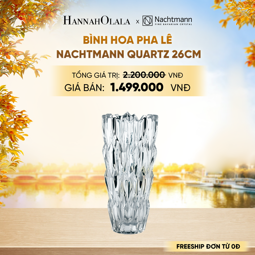  BÌNH HOA PHA LÊ NACHTMANN QUARTZ - E1898 