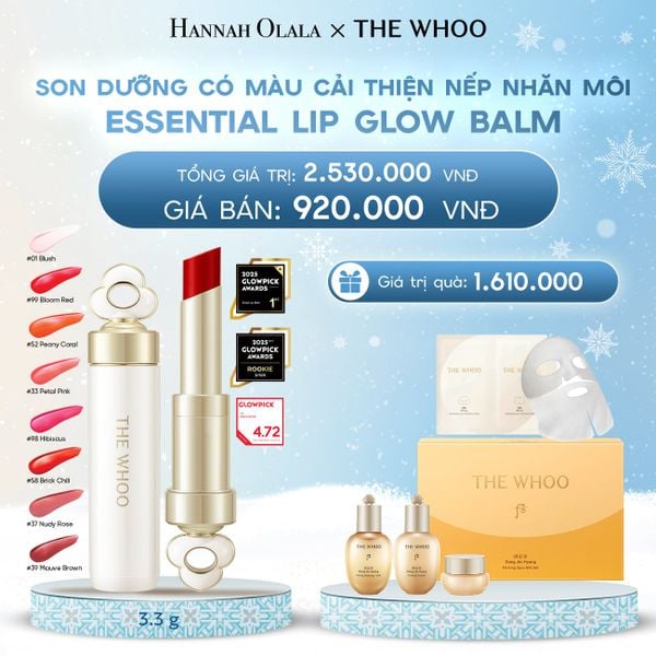  DEAL 21: SON DƯỠNG CẢI THIỆN NẾP NHĂN MÔI THE WHOO ESSENTIAL LIP GLOW BALM 