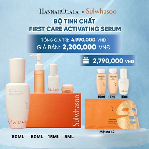  MỚI - SET TINH CHẤT FIRST CARE TĂNG CƯỜNG HÀNG RÀO BẢO VỆ DA 60ML 