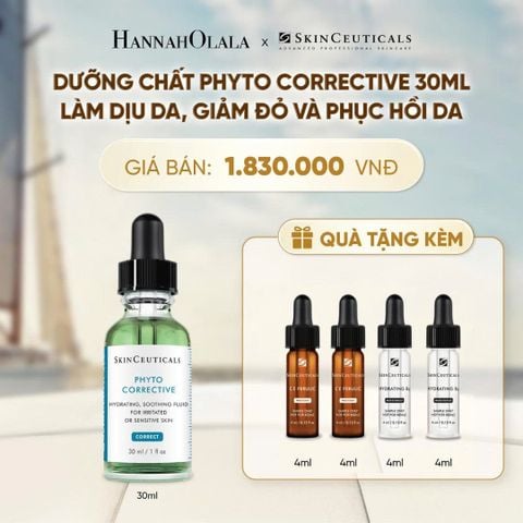  DƯỠNG CHẤT SKIN CEUTICALS PHYTO CORRECTIVE 30ML LÀM DỊU DA, GIẢM ĐỎ, CẤP NƯỚC, PHỤC HỒI DA YẾU,DA MỤN, DA NHẠY CẢM - A2180 