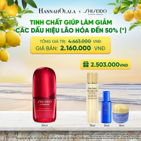 TINH CHẤT DƯỠNG DA SHISEIDO ULTIMUNE POWER INFUSING 4.0 SERUM 30ML - DEAL 3 