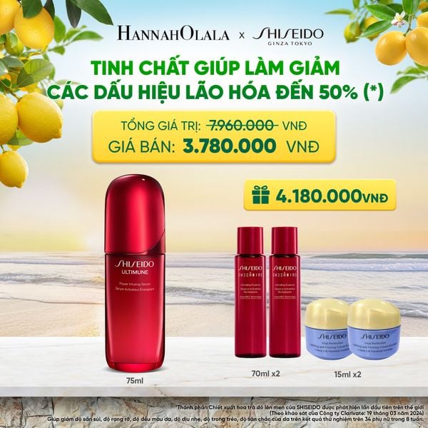  TINH CHẤT DƯỠNG DA SHISEIDO ULTIMUNE POWER INFUSING 4.0 SERUM 75ML - DEAL 1 