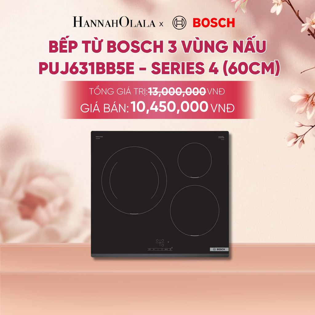  BẾP TỪ BOSCH 3 VÙNG NẤU PUJ631BB5E - A2264 