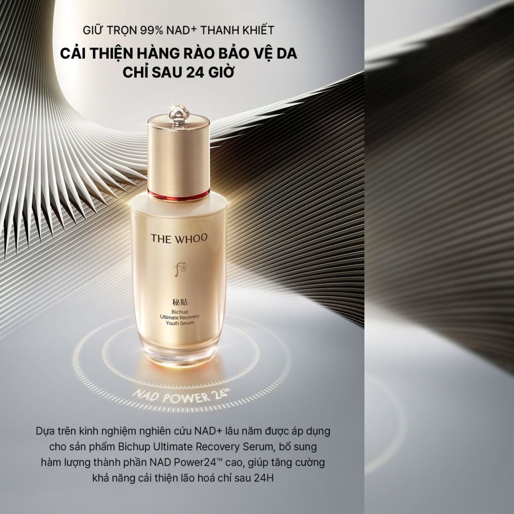  DEAL 1: TINH CHẤT TỰ SINH NGỪA LÃO HÓA THẾ HỆ THỨ 4 THE WHOO BICHUP ULTIMATE RECOVERY YOUTH SERUM 50ML 