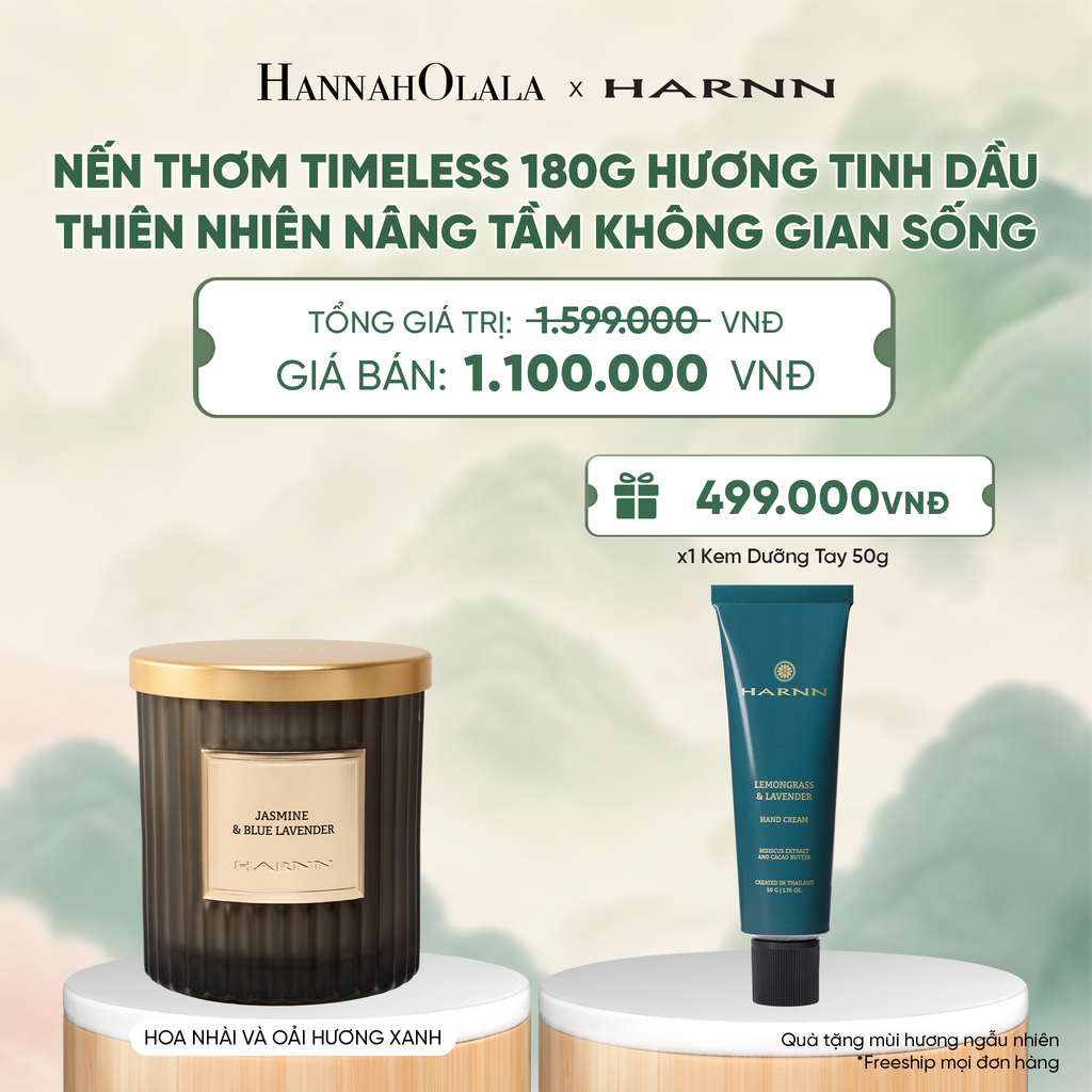  NẾN THƠM TIMELESS 180G HƯƠNG TINH DẦU THIÊN NHIÊN NÂNG TẦM KHÔNG GIAN SỐNG - A4077 