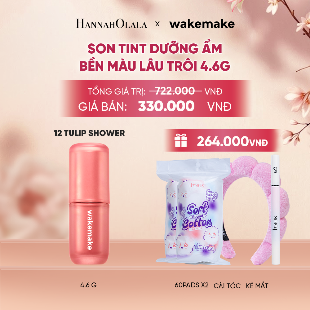  SON TINT WAKEMAKE WATER BLURRING LAYER TINT DƯỠNG ẨM, BỀN MÀU LÂU TRÔI. - A2159 