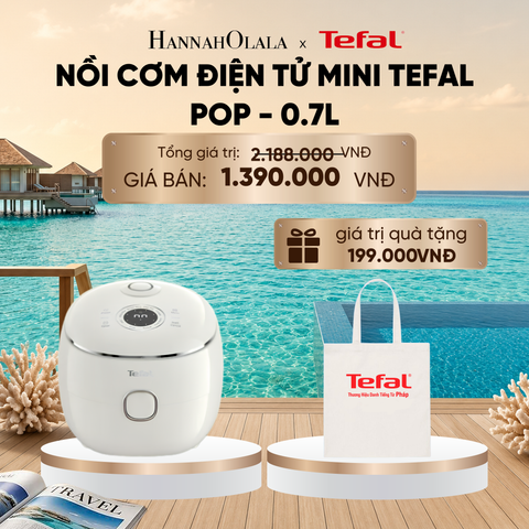  NỒI CƠM ĐIỆN TỬ MINI TEFAL POP - 0.7L_ D768 