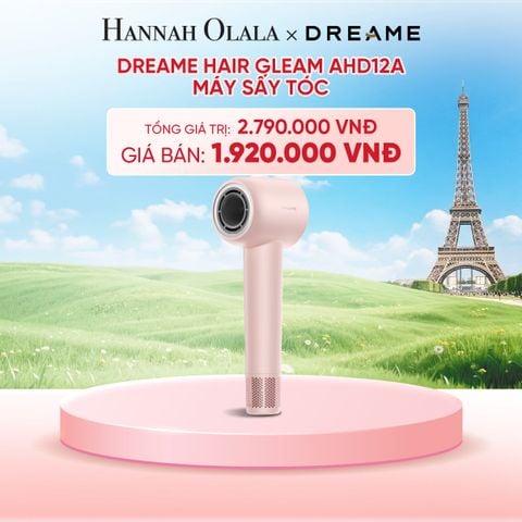  DREAME HAIR GLEAM AHD12A MÁY SẤY TÓC ION ÂM - 4 CHẾ ĐỘ SẤY NÓNG LẠNH - 200 TRIỆU ION ÂM - BH 24 THÁNG - B9 