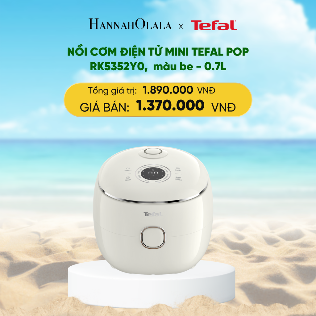  DEAL 23: NỒI CƠM ĐIỆN TỬ MINI TEFAL POP RK5352Y0, 0.7L 