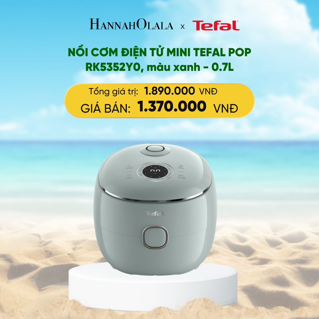  DEAL 23: NỒI CƠM ĐIỆN TỬ MINI TEFAL POP RK5352Y0, 0.7L 