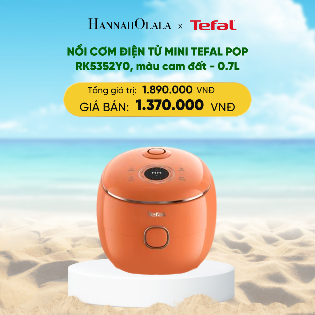  DEAL 23: NỒI CƠM ĐIỆN TỬ MINI TEFAL POP RK5352Y0, 0.7L 