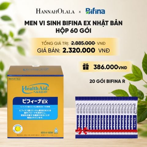  MEN VI SINH BIFINA EX HỘP 60 GÓI _ DEAL 3 