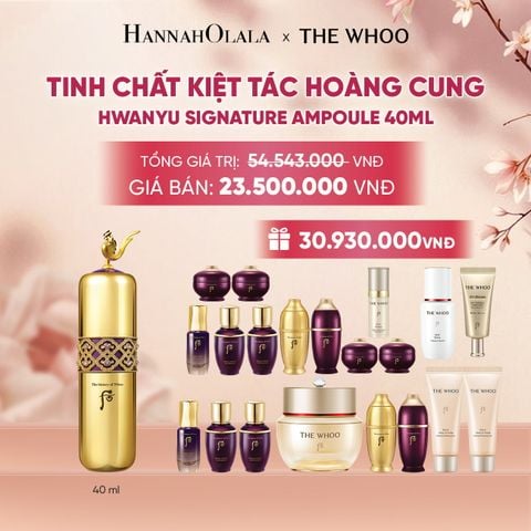  BỘ TINH CHẤT KIỆT TÁC HOÀNG CUNG THE HISTORY OF WHOO HWANYU SIGNATURE AMPOULE SPECIAL SET - A2356 