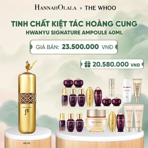  BỘ TINH CHẤT KIỆT TÁC HOÀNG CUNG THE HISTORY OF WHOO HWANYU SIGNATURE AMPOULE SPECIAL SET - A1090 