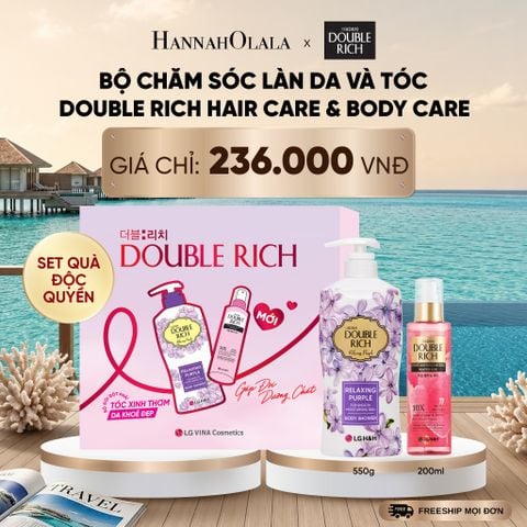  SET ĐỘC QUYỀN - BỘ CHĂM SÓC TÓC & CƠ THỂ TOÀN DIỆN DOUBLE RICHBODY & HAIR CARE _ DEAL 12_ D1868 