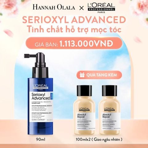  A481_DEAL 2BK: TINH CHẤT MỌC TÓC L'ORÉAL PROFESSIONNEL SERIOXYL ADVANCED 90ML - DẠNG XỊT (SPRAY) 