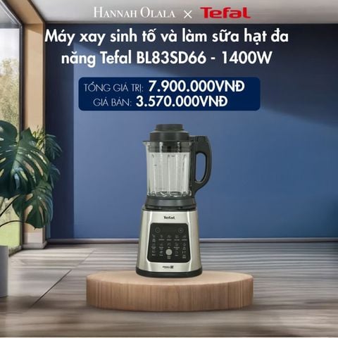  DEAL 7.1: MÁY XAY SINH TỐ VÀ LÀM SỮA HẠT ĐA NĂNG TEFAL BL83SD66 - 1400W 