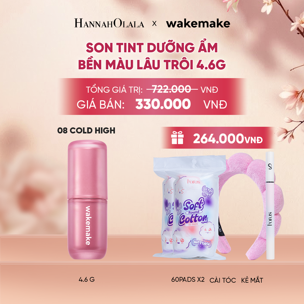  SON TINT WAKEMAKE WATER BLURRING LAYER TINT DƯỠNG ẨM, BỀN MÀU LÂU TRÔI. - A2159 