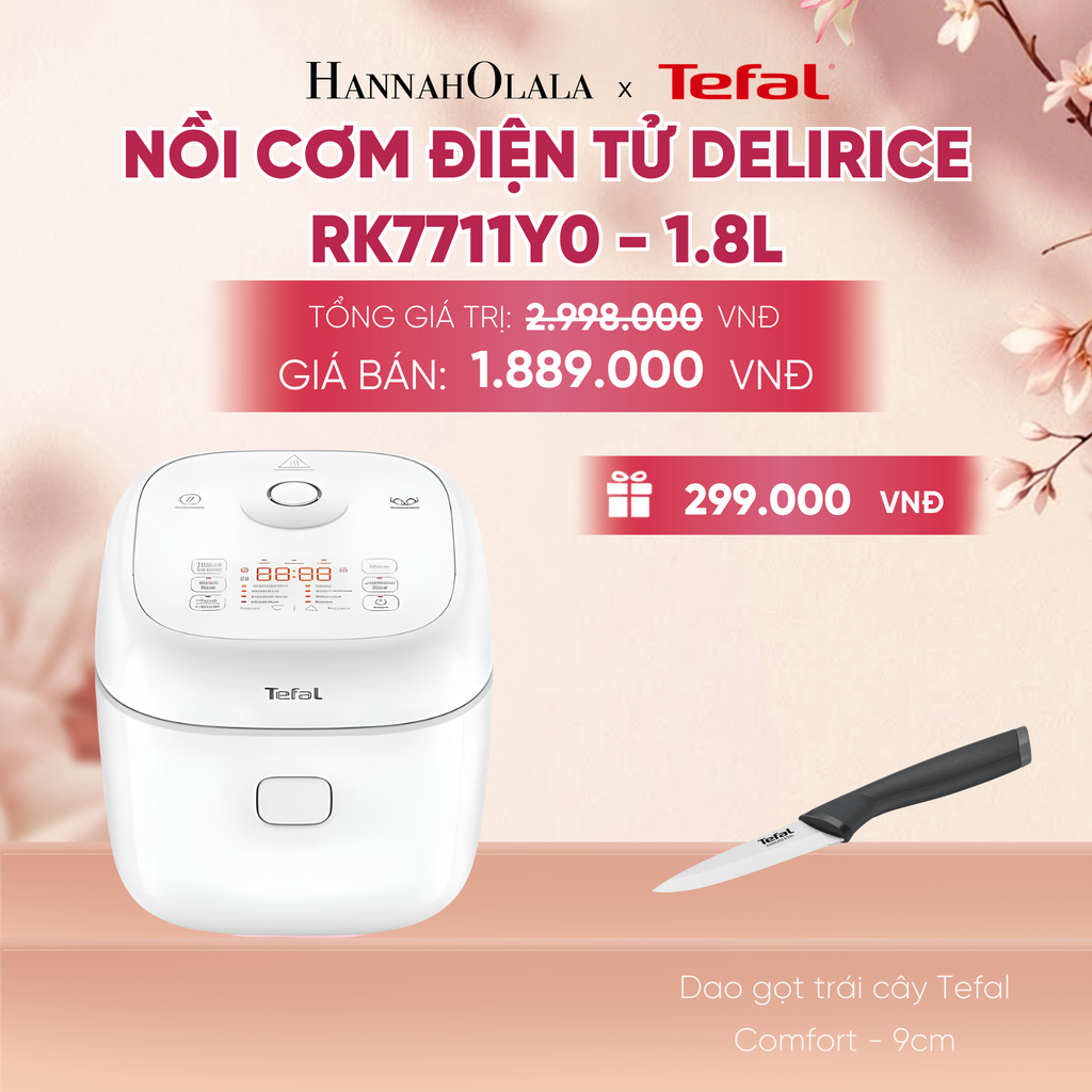  NỒI CƠM ĐIỆN TỬ DELIRICE RK7711Y0 - 1.8L - A468 