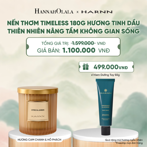  NẾN THƠM TIMELESS 180G HƯƠNG TINH DẦU THIÊN NHIÊN NÂNG TẦM KHÔNG GIAN SỐNG - A4077 