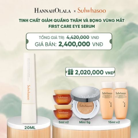  TINH CHẤT GIẢM QUẦNG THÂM VÀ BỌNG VÙNG MẮT SULWHASOO FIRST CARE ACTIVATING EYE SERUM 20ML - A1716 