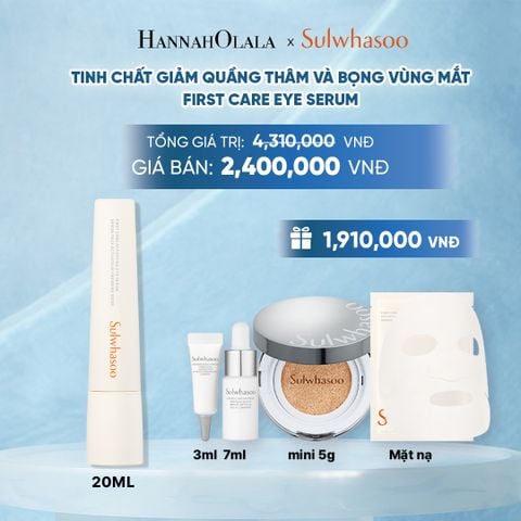  TINH CHẤT GIẢM QUẦNG THÂM VÀ BỌNG VÙNG MẮT SULWHASOO FIRST CARE ACTIVATING EYE SERUM 20ML 